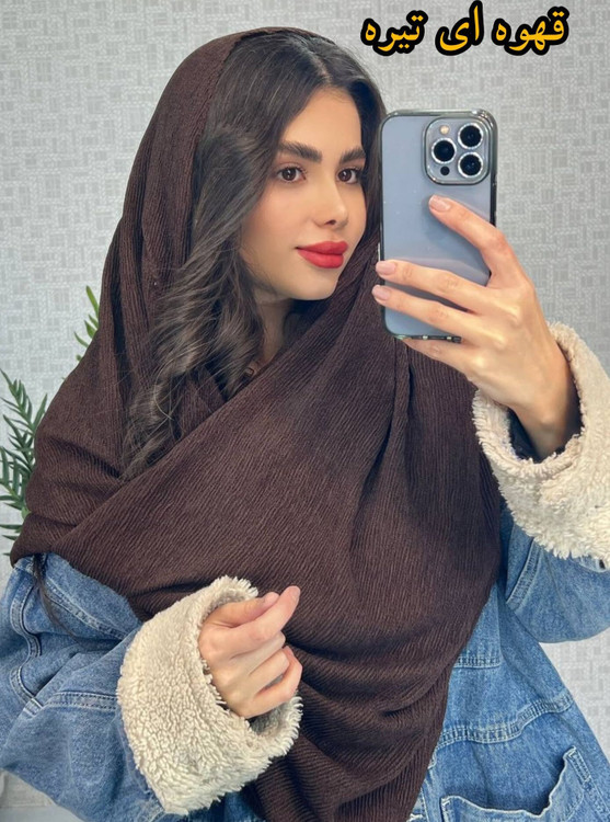 عکس محصول شال پلیسه برشکا ساده قواره 200*80