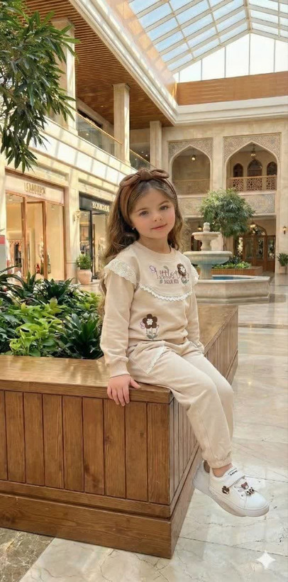 عکس محصول ست بلوز شلوار دخترانه جنس دورس دو نخ تیپ لاکرا سایزبندی 35 الی 50