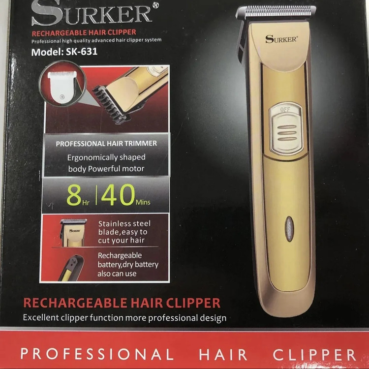 عکس محصول ماشین اصلاح موی سر و صورت ریش تراش خط زن سورکر SURKER (مدل SK-631