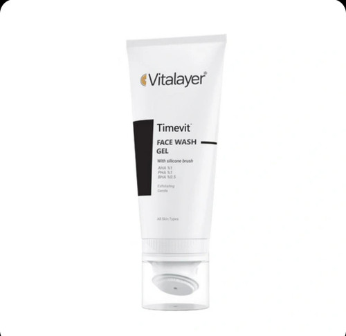 عکس محصول ژل براش شستشوی صورت تایمویت ویتالیر 200 میلیلیتر Vitalayer