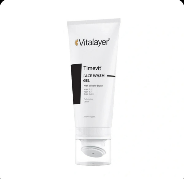 عکس محصول ژل براش شستشوی صورت تایمویت ویتالیر 200 میلیلیتر Vitalayer