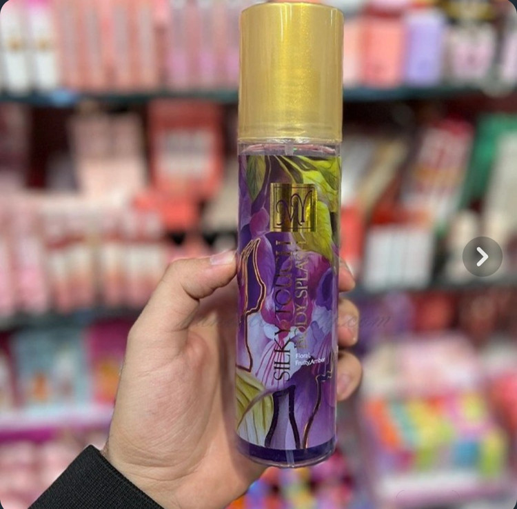 عکس محصول بادی اسپلش زنانه مای مدل سیلکی تاچ Silky Touch رنگ بنفش رایحه