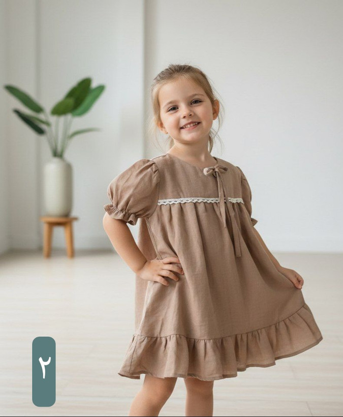 عکس محصول سارافون دخترانه سوفیا جنس پارچه سوفیا سایزبندی ۴۰/۴۵/۵۰/۵۵