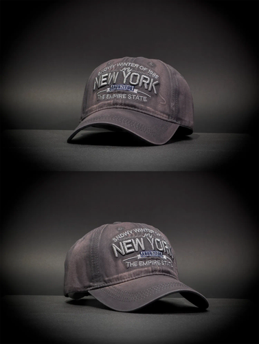 عکس محصول کلاه کپ کتان سنگشور NEW YORK (درجه یک وارداتی)