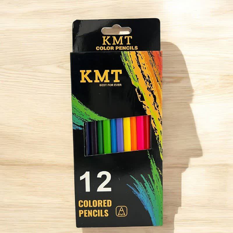 مداد رنگی ۱۲ رنگ ۲۴ رنگ کی ام تی kmt  وارداتی کیفیت عالی